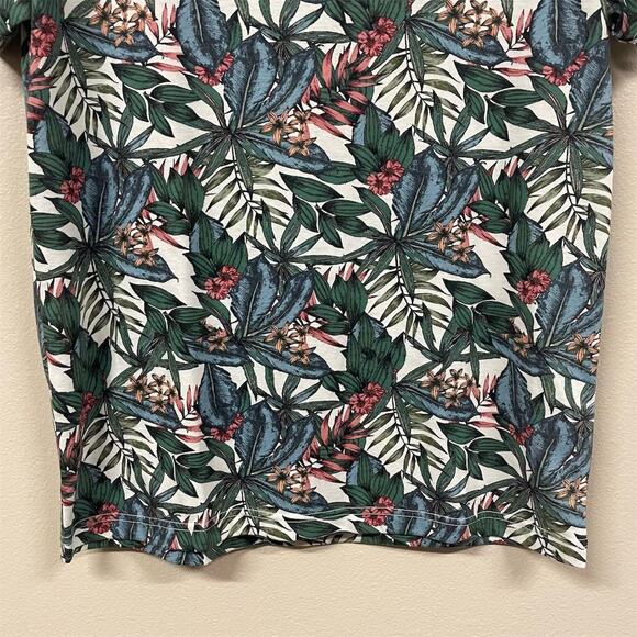 Aeropostale Men's Tropical Floral Graphic Tee Multicolor Size M - Picture 2 of 8